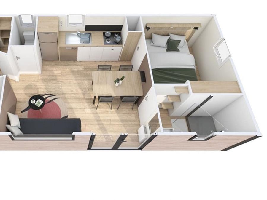 Mobilhome 6 personnes - Nest N°92 - 3 ch 10