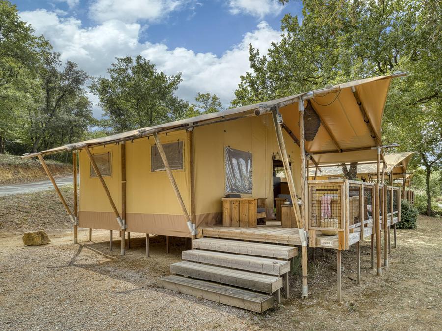 Tente en toile et en bois 4 personnes - Lodge Insolite 2 chambres 8