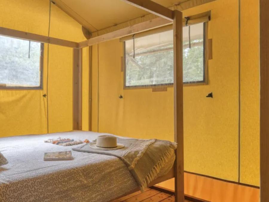 Tente en toile et en bois 4 personnes - Lodge Insolite 2 chambres 5
