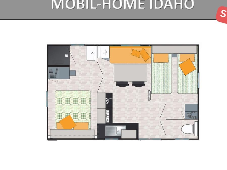 Mobilhome 4 personnes - IDAHO STANDARD 5