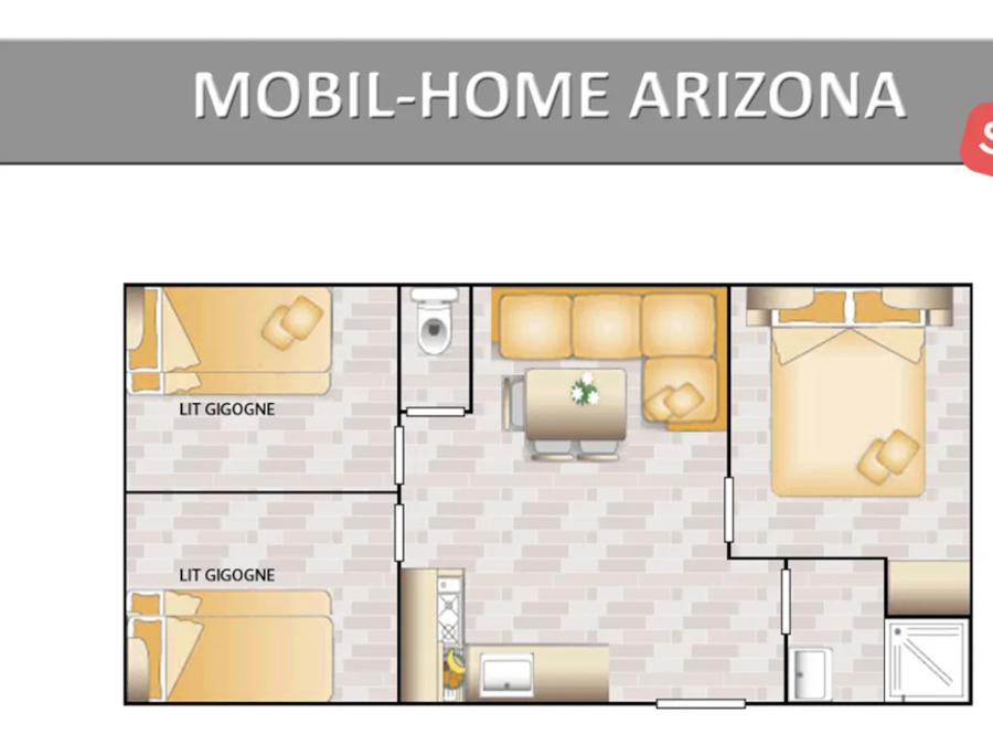 Mobilhome 6 personnes - ARIZONA STANDARD 8
