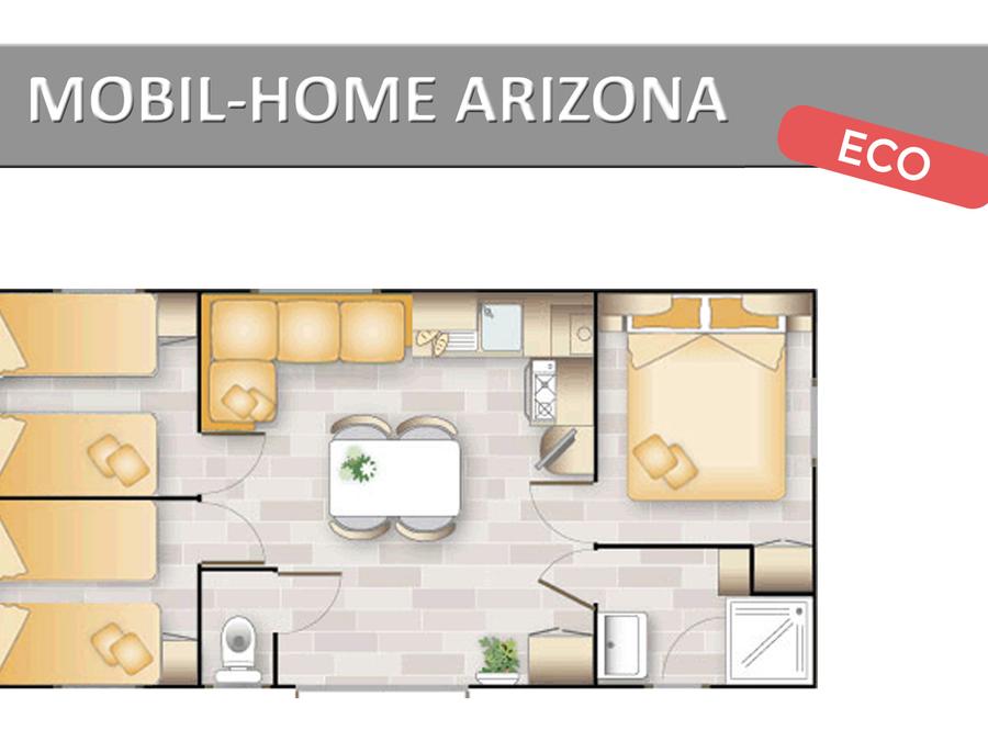 Mobilhome 6 personnes - ARIZONA ECO 17