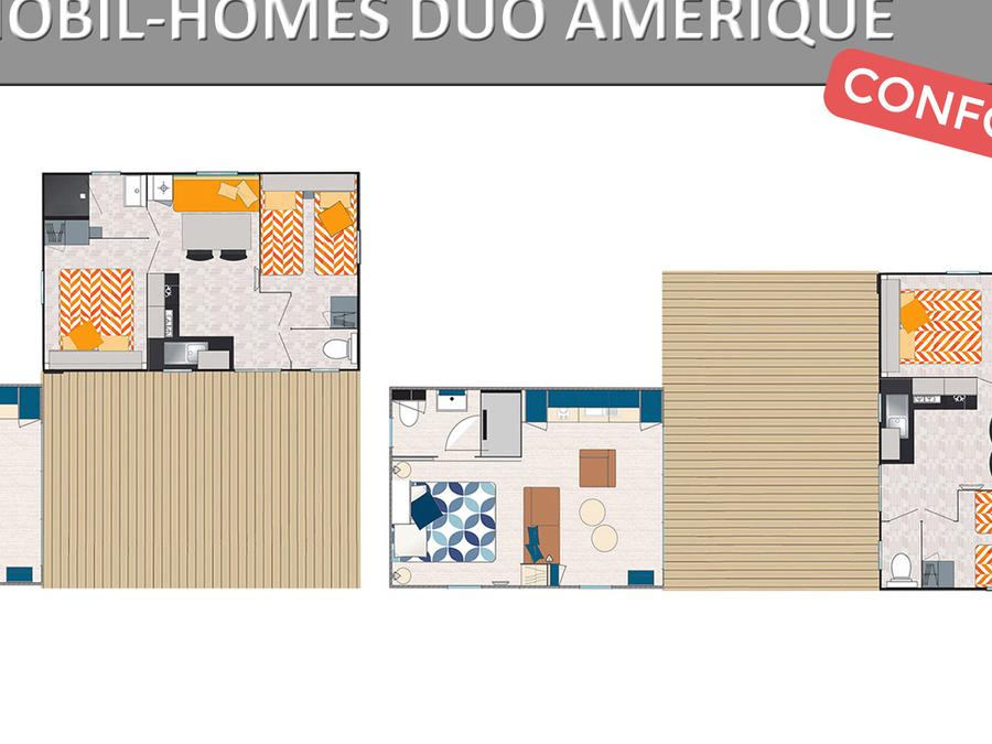 Mobilhome 6 personnes - DUO AMERIQUE CONFORT 10