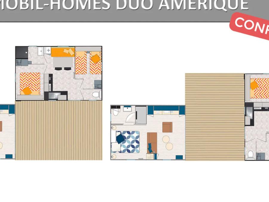 Mobilhome 6 personnes - DUO AMERIQUE CONFORT 9