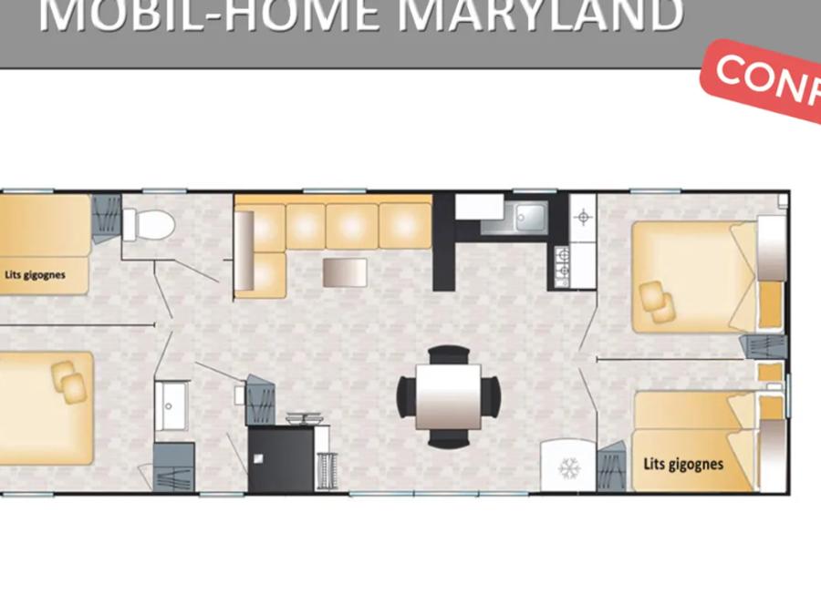 Mobilhome 10 personnes - MARYLAND CONFORT 7