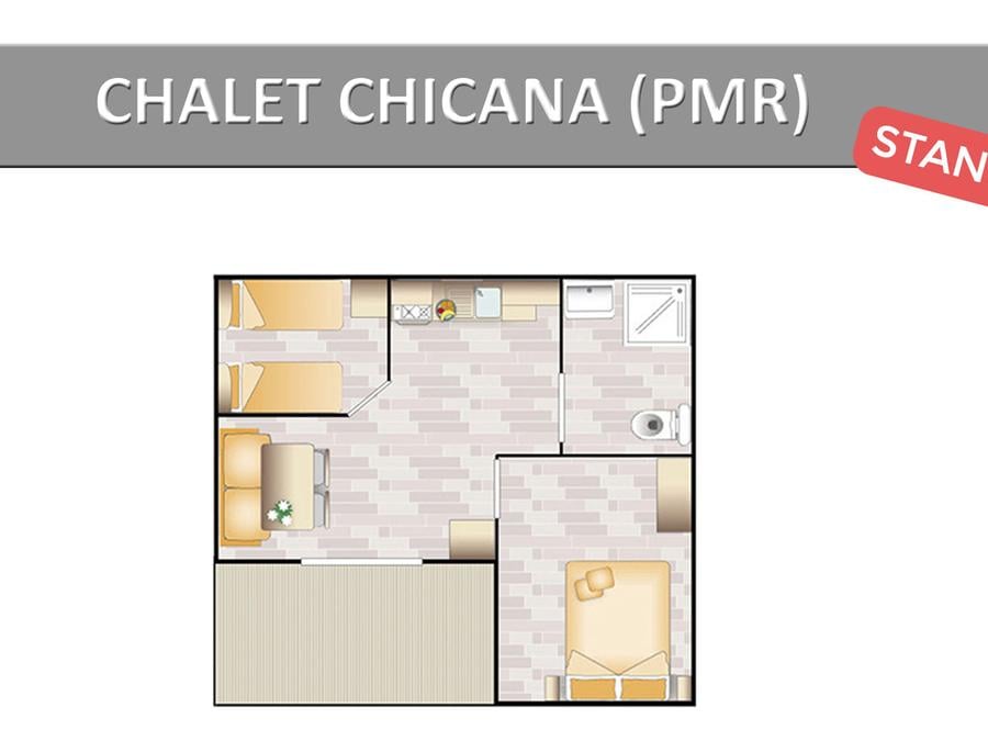Mobilhome 6 personnes - CHICANA STANDARD (PMR) 5