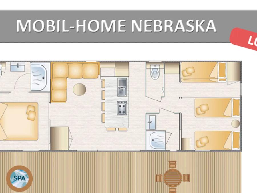 Mobilhome 6 personnes - NEBRASKA LUXE AVEC SPA 7