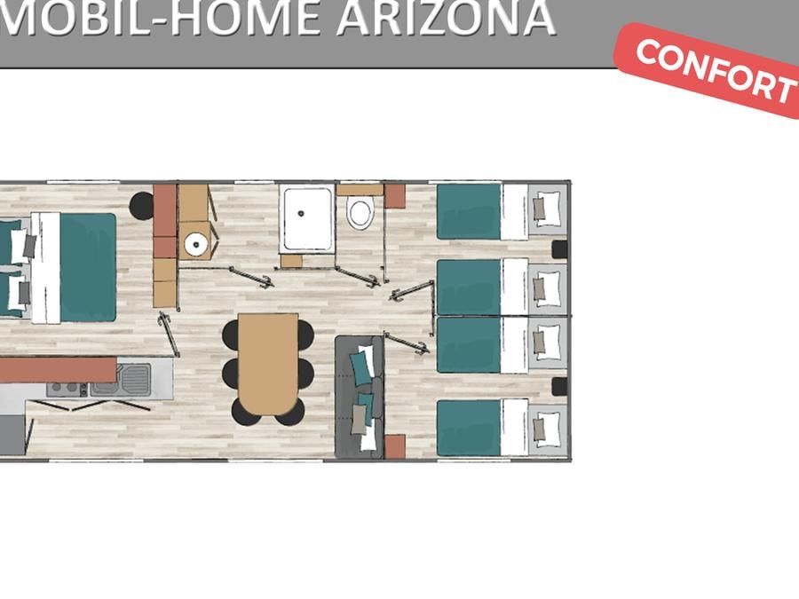 Mobilhome 6 personnes - ARIZONA CONFORT 9