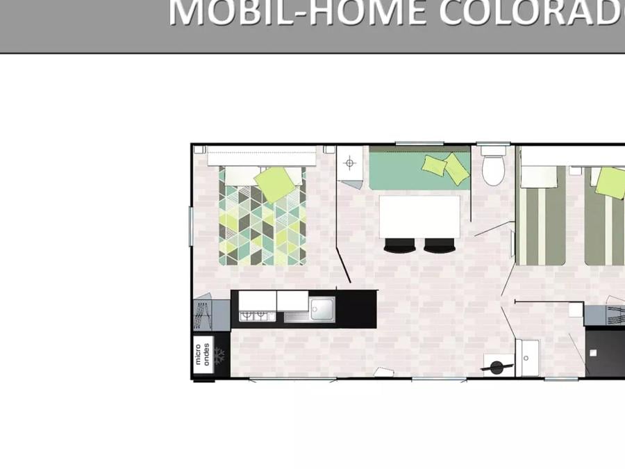 Mobilhome 6 personnes - Colorado Standard 3 Pièces 4/6 Personnes Climatisé + TV 8