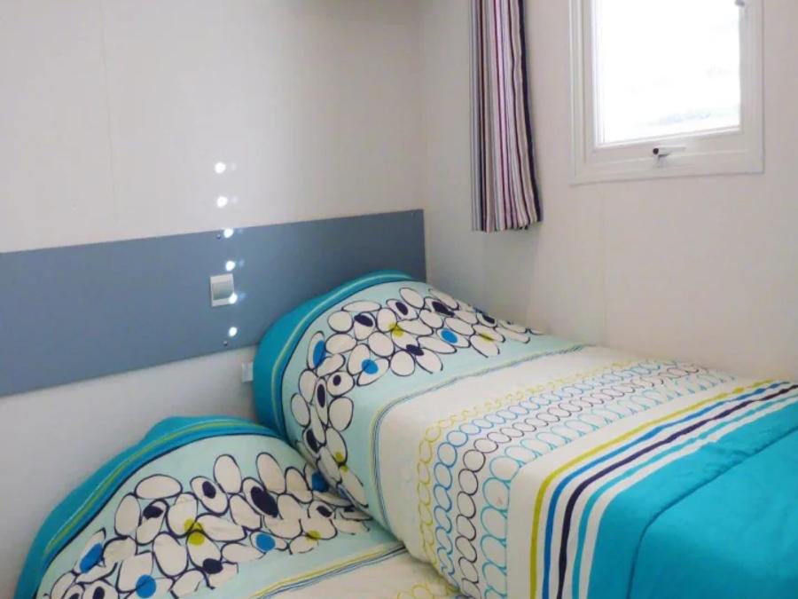 Mobilhome 6 personnes - Mobil Home Aqua 3ch 6 pers Terrasse Semi-couverte Clim TV 5