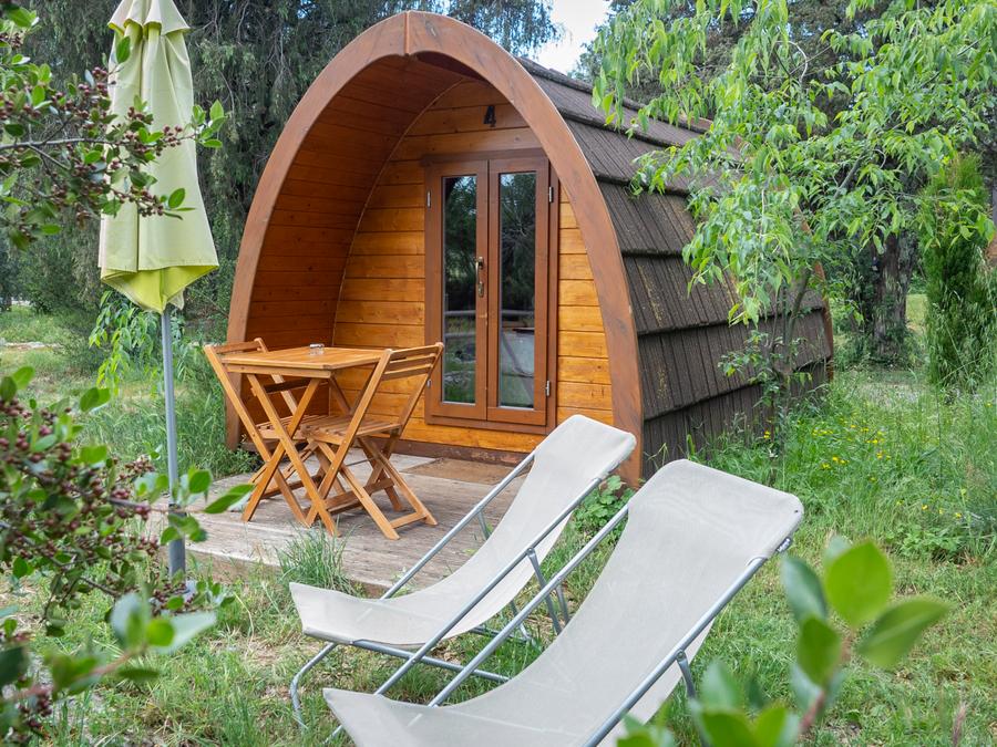 Hébergement 2 personnes - Le POD : la cabane 100 % nature / avec petit déjeuner / 2 pers inclus / Spa privatif en option 2