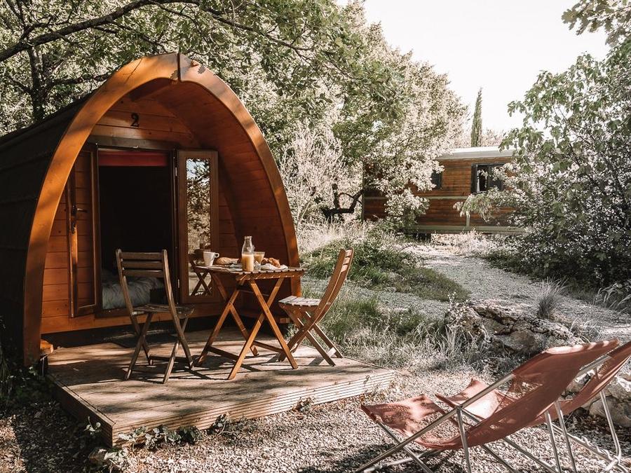 Hébergement 2 personnes - Le POD : la cabane 100 % nature / avec petit déjeuner / 2 pers inclus / Spa privatif en option 3