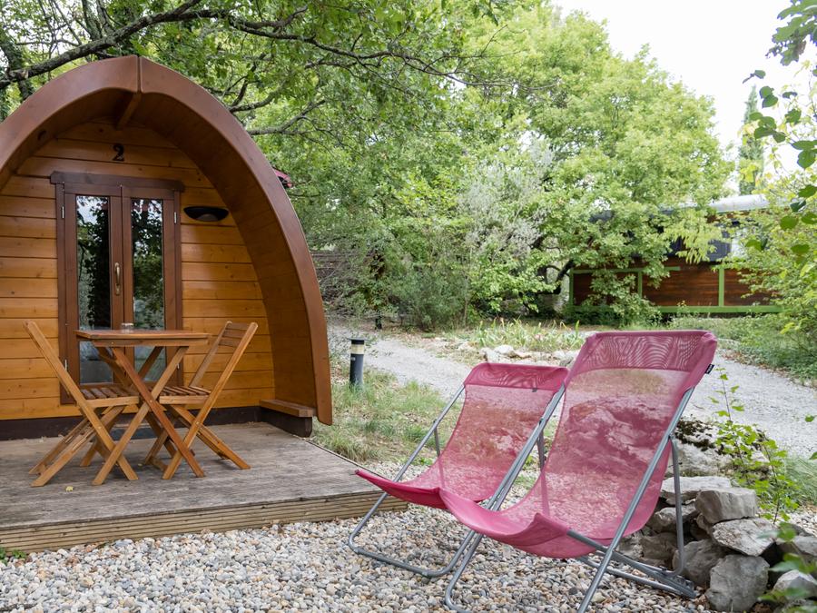 Hébergement 2 personnes - Le POD : la cabane 100 % nature / avec petit déjeuner / 2 pers inclus / Spa privatif en option 4