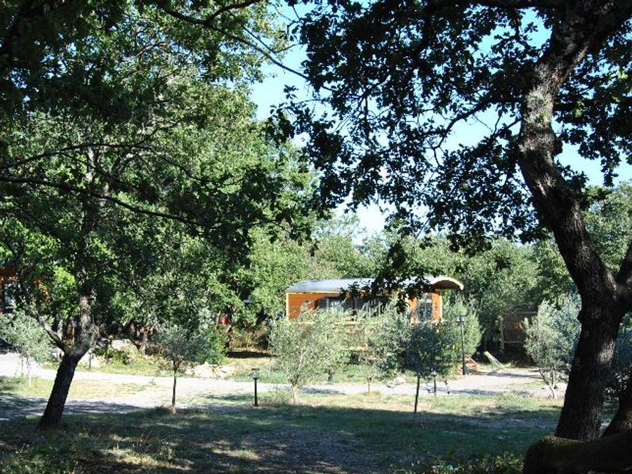 Lodge 2 personnes - Roulotte ( Séjour Deluxe ) climatisée / avec petit déjeuner / 2 pers inclus / Spa privatif en option 11
