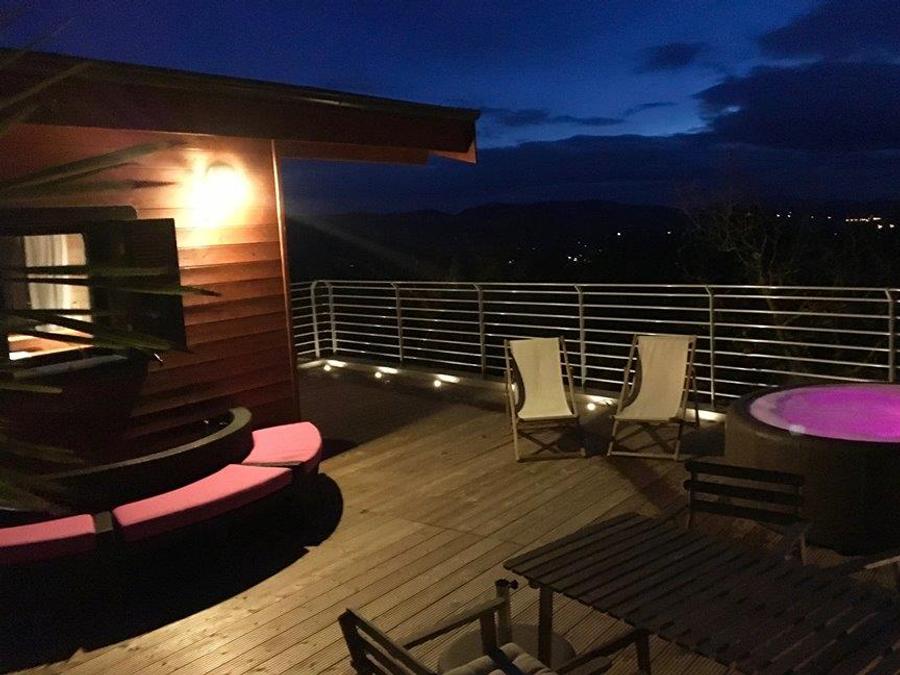 Hébergement 2 personnes - Suite Nid d'Amour et Spa ( le raffinement ultime à la cime des arbres spécial couple ) / 2 pers inclus 3