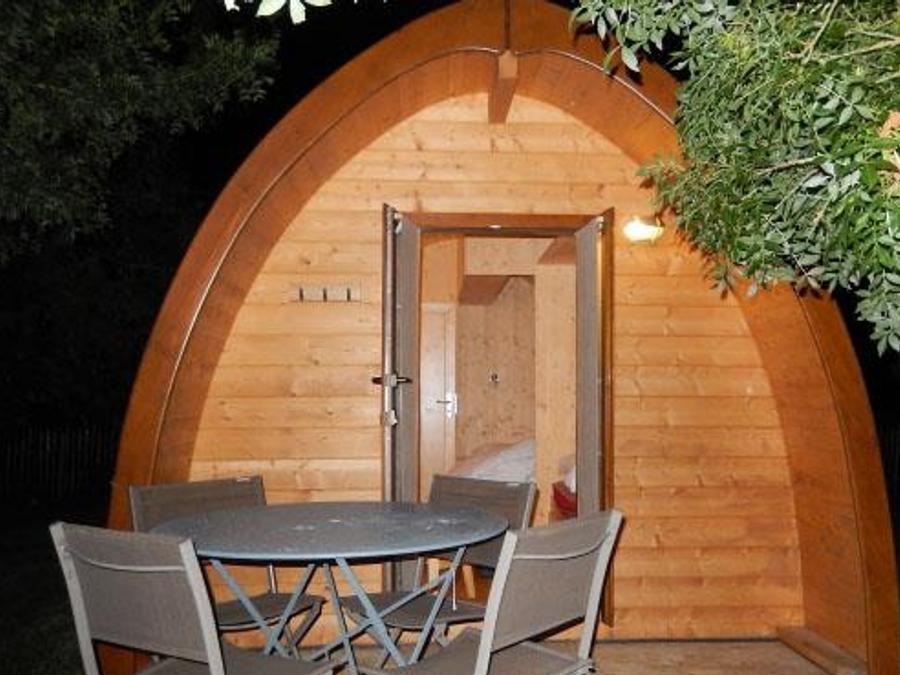 Hébergement 2 personnes - Cabane Forestière climatisée ( avec petit déjeuner et Spa privatif accès illimité ) / 2 pers inclus 6