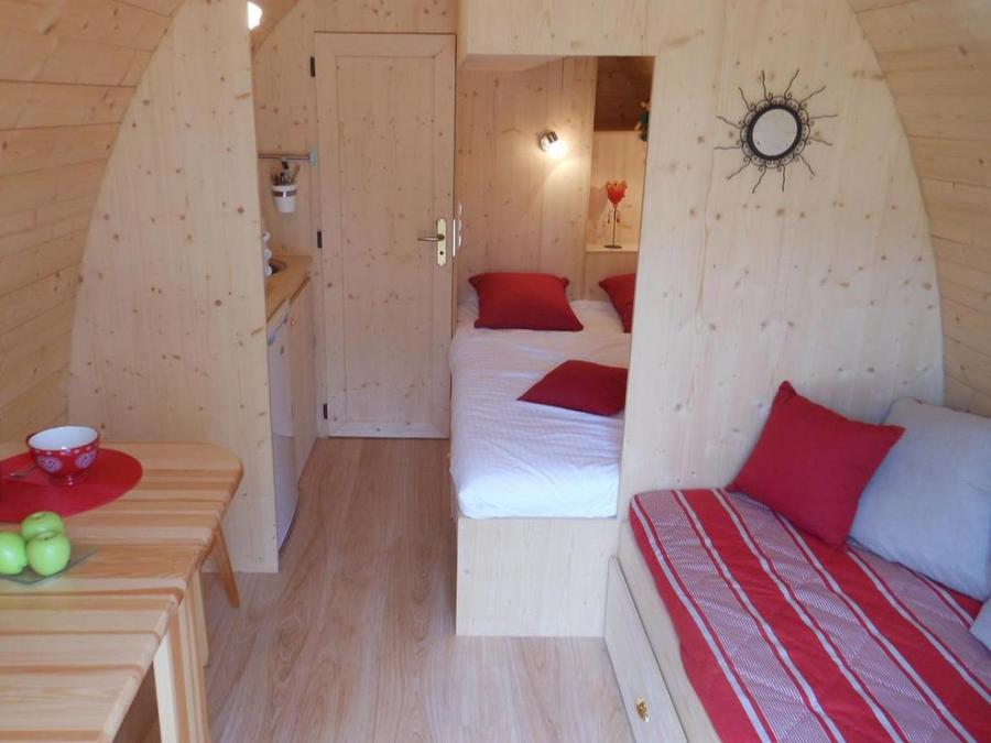 Hébergement 2 personnes - Cabane Forestière climatisée ( avec petit déjeuner et Spa privatif accès illimité ) / 2 pers inclus 8