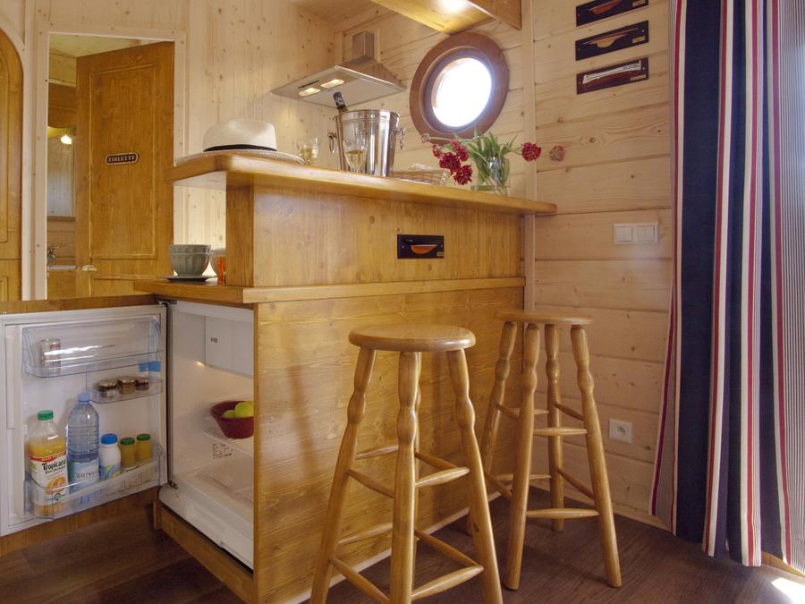 Chalet 5 personnes - Cabane de Sam climatisée ( petite maison de famille, spa privatif sur la terrasse ) / 5 pers inclus 13