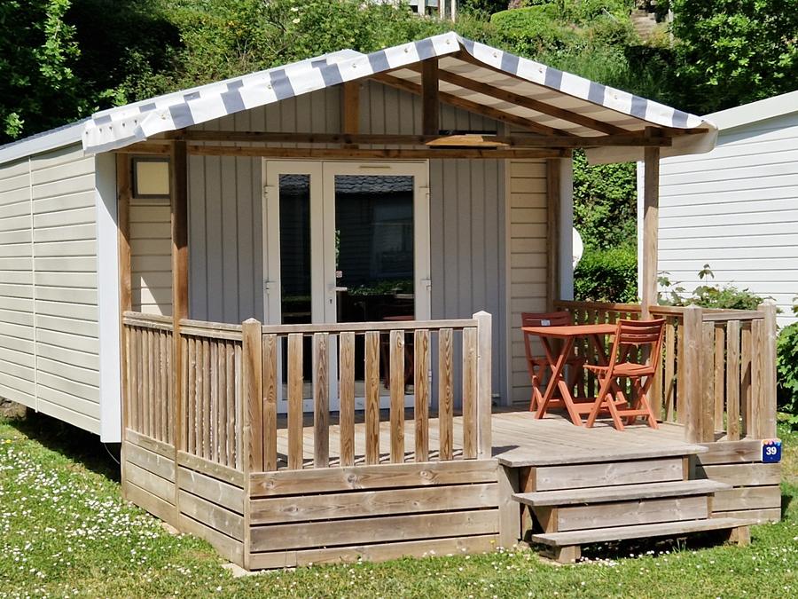 Mobilhome 2 personnes - Mobil-home CONFORT 18m² 1 chambre - terrasse couverte 0