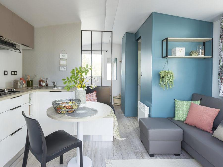 Mobilhome 2 personnes - Mobil-home CONFORT 18m² 1 chambre - terrasse couverte 2