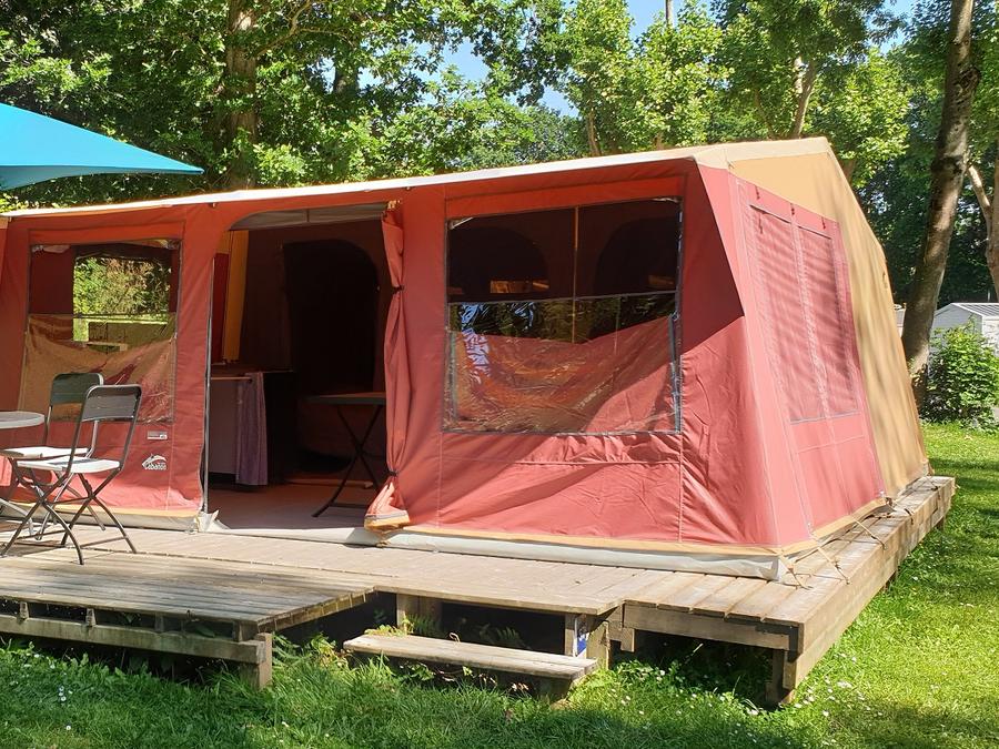 Bungalow 4 personnes - Bungalow EVASION toilé STANDARD 16M² / 2 chambres - Terrasse 8m² (sans sanitaires) 0