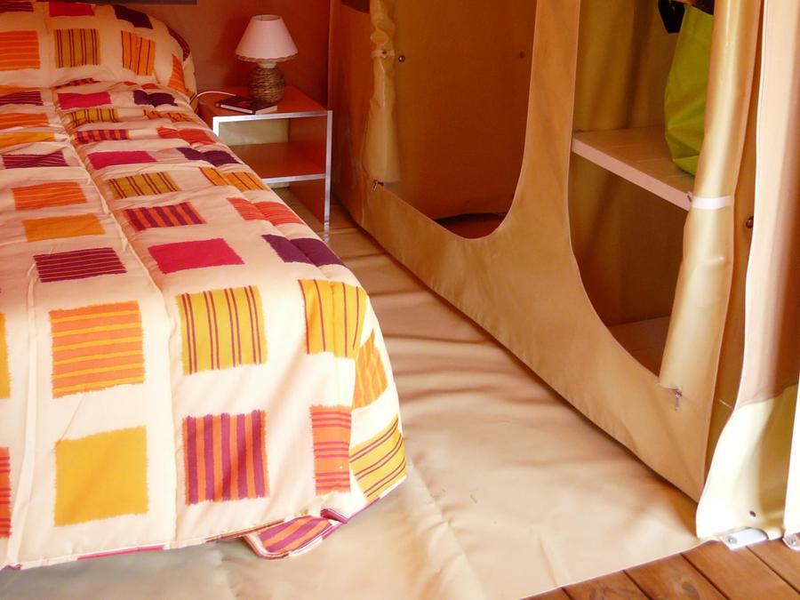 Bungalow toilé 5 personnes - Bungalow Toilé Maldives STANDARD 26m² 2 chambres + terrasse couverte 13m² / sans sanitaire - PMR 2
