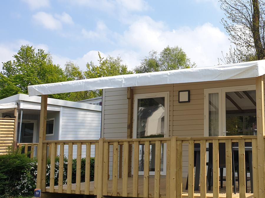 Mobilhome 4 personnes - Mobil-Home CONFORT 28m² 2 chambres avec terrasse couverte 0