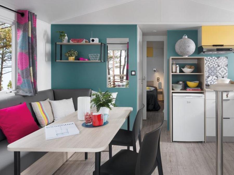 Mobilhome 4 personnes - Mobil-home PREMIUM 26m² 2 chambres - terrasse intégrée de 8m²+ lave-vaisselle 1