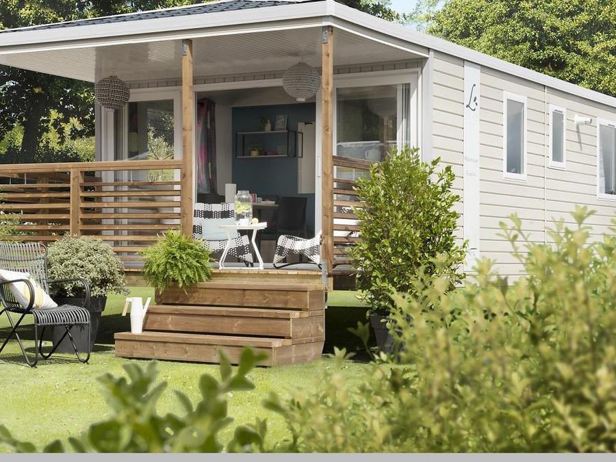 Mobilhome 4 personnes - Mobil-home PREMIUM 26m² 2 chambres - terrasse intégrée de 8m²+ lave-vaisselle 0