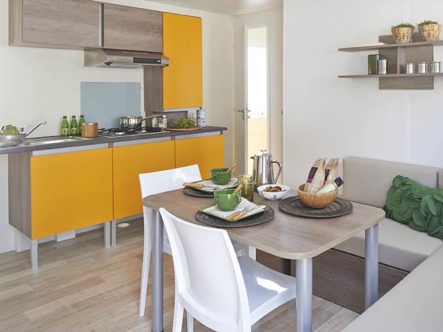 Mobilhome 4 personnes - Mobil-home PREMIUM 29m² - 2 chambres + terrasse couverte + lave-vaisselle 1