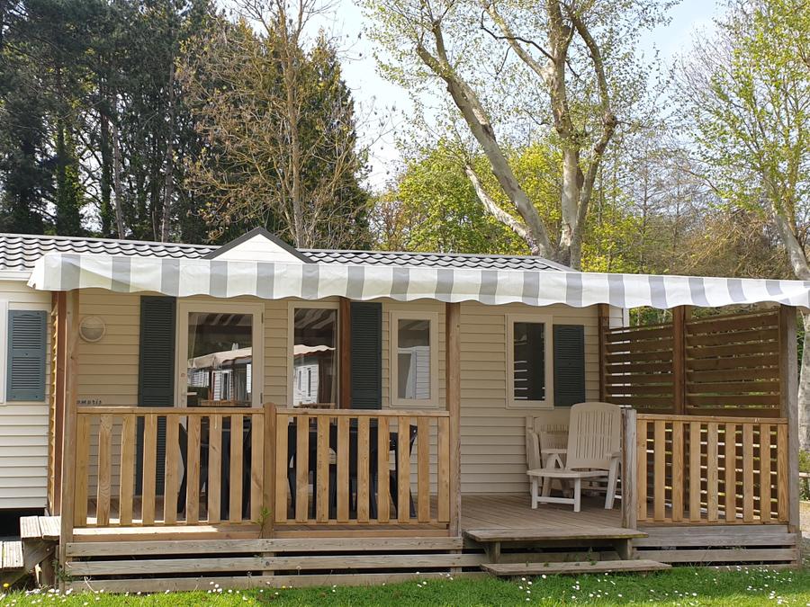 Mobilhome 6 personnes - Mobil-Home PREMIUM 35m² 3 chambres avec terrasse couverte et lave-vaisselle 0