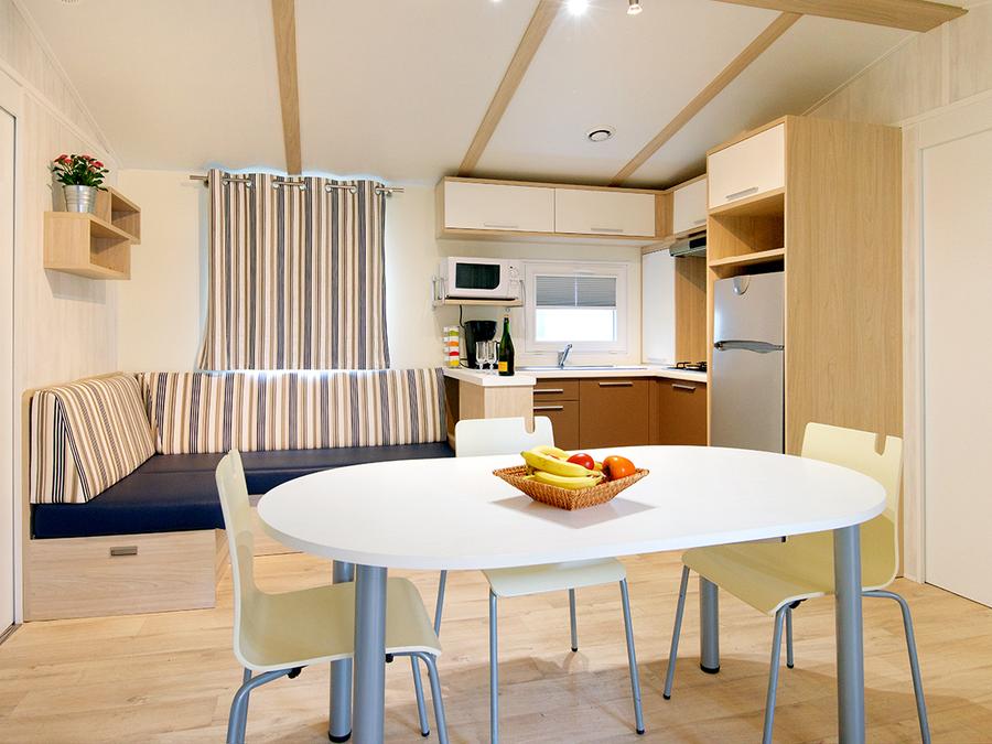 Mobilhome 6 personnes - Mobil-Home PREMIUM 35m² 3 chambres avec terrasse couverte et lave-vaisselle 1