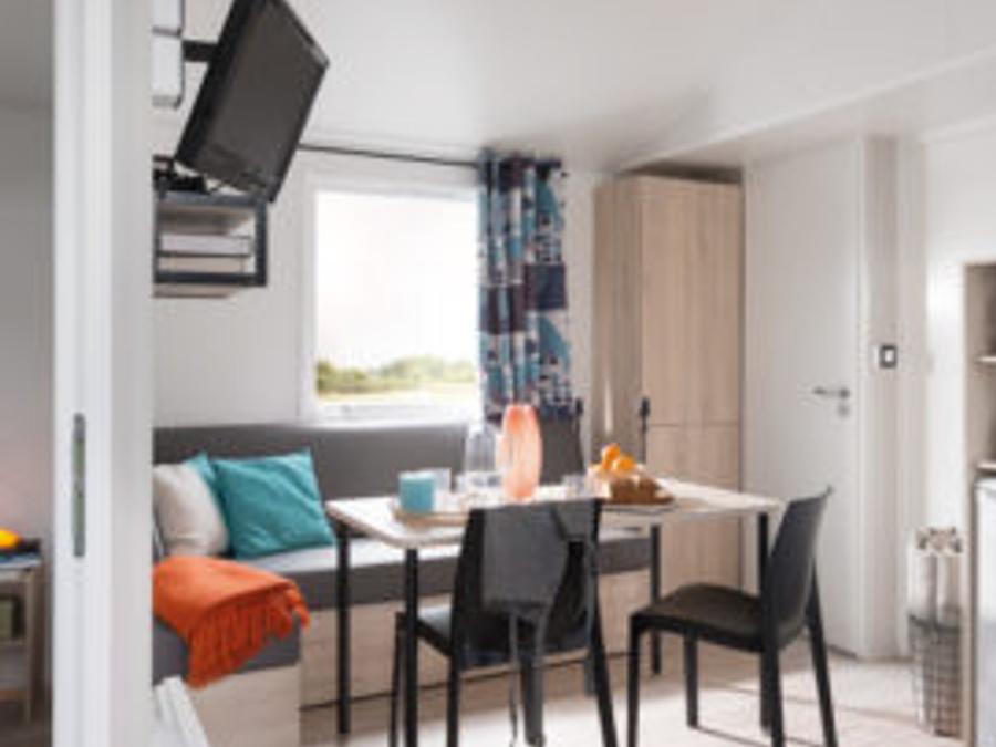 Mobilhome 4 personnes - Cottage Opale Vacances - 2 Chambres - 27m2 - Terrasse en bois 1