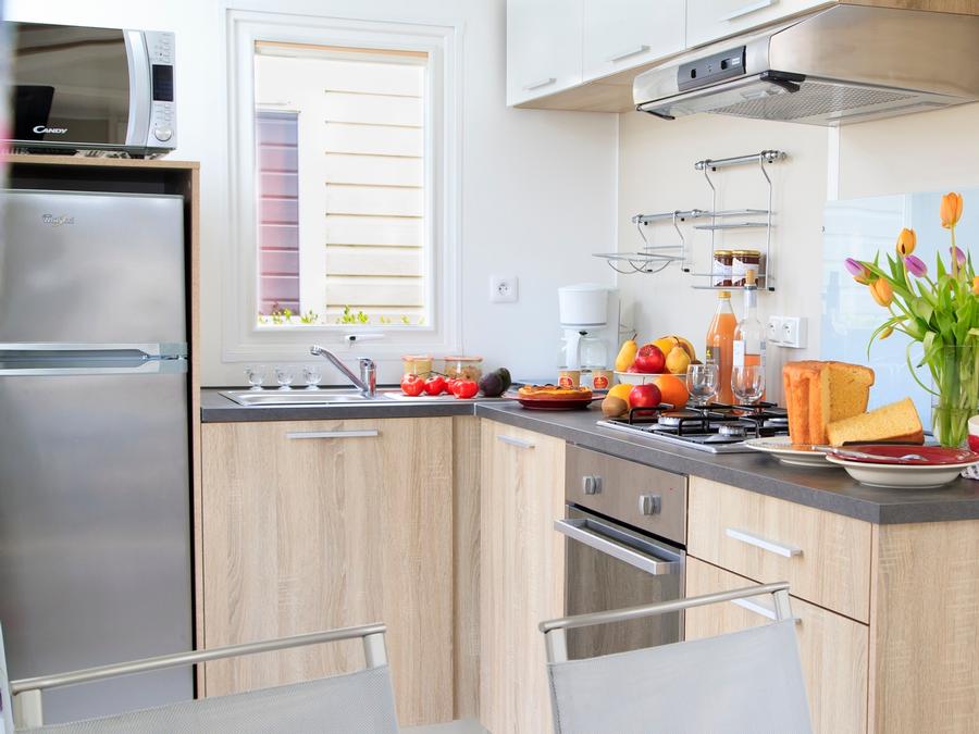 Mobilhome 6 personnes - Cottage Family - 3 Chambres - 34m² Terrasse couverte 1