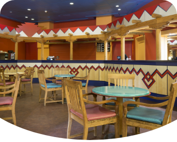 Salle du Rio Grande Bar à l'ambiance Sud-Ouest américaine
