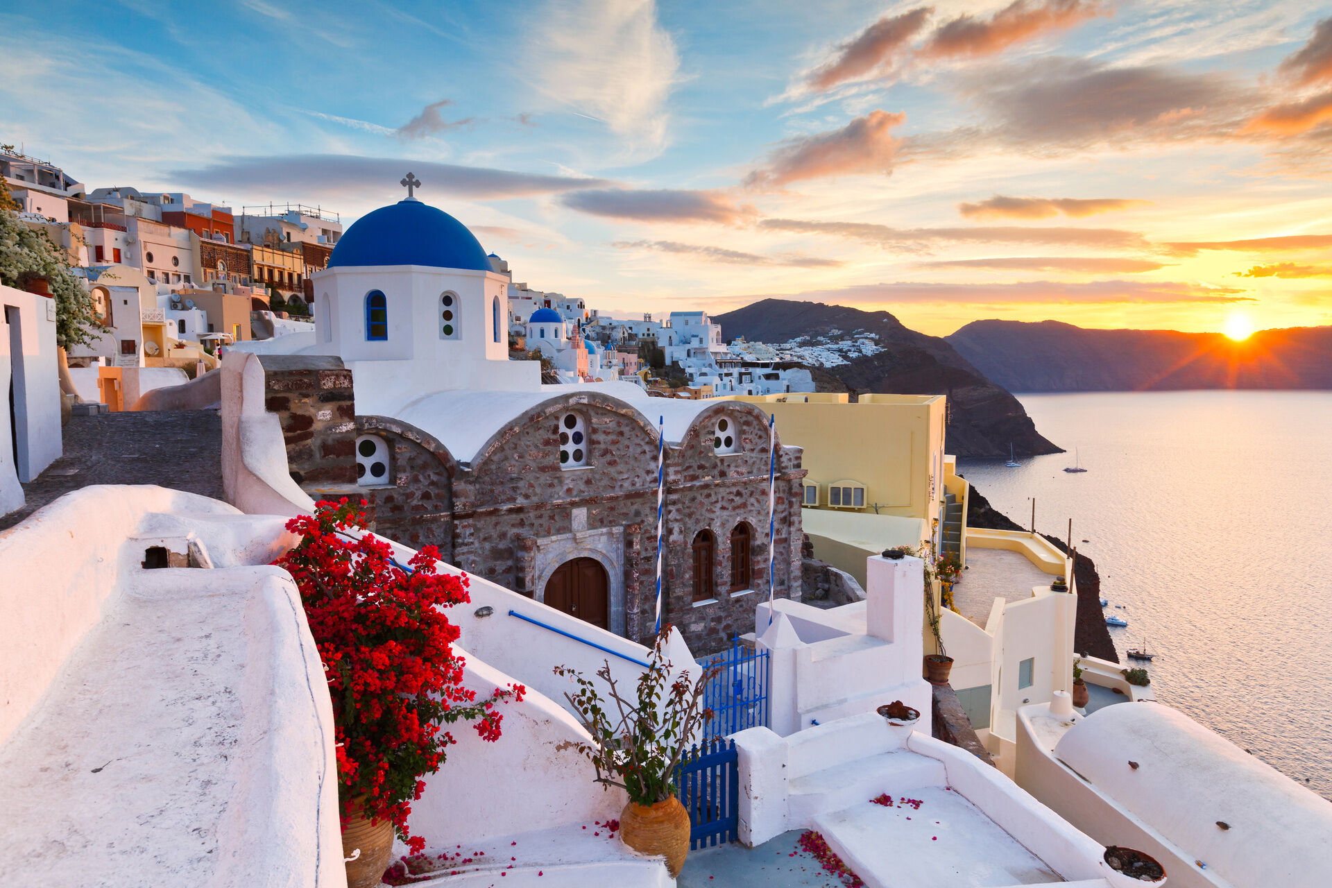Combiné Paros - Naxos - Santorin