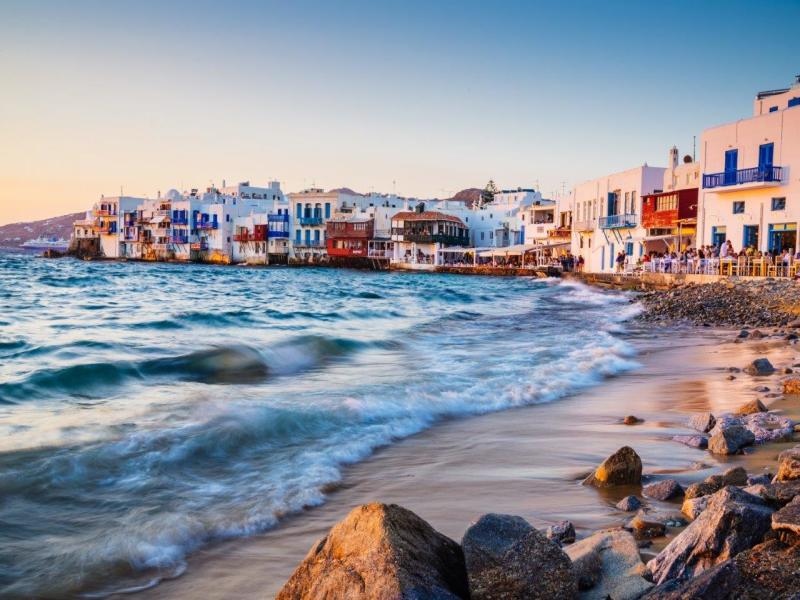 Circuit en Liberté d'île en île, les Joyaux des Cyclades : Mykonos, Santorin