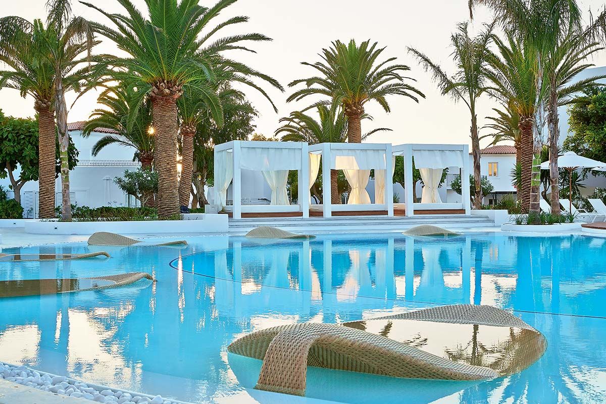 Hôtel Grecotel Caramel Boutique Resort - arrivée La Chanée