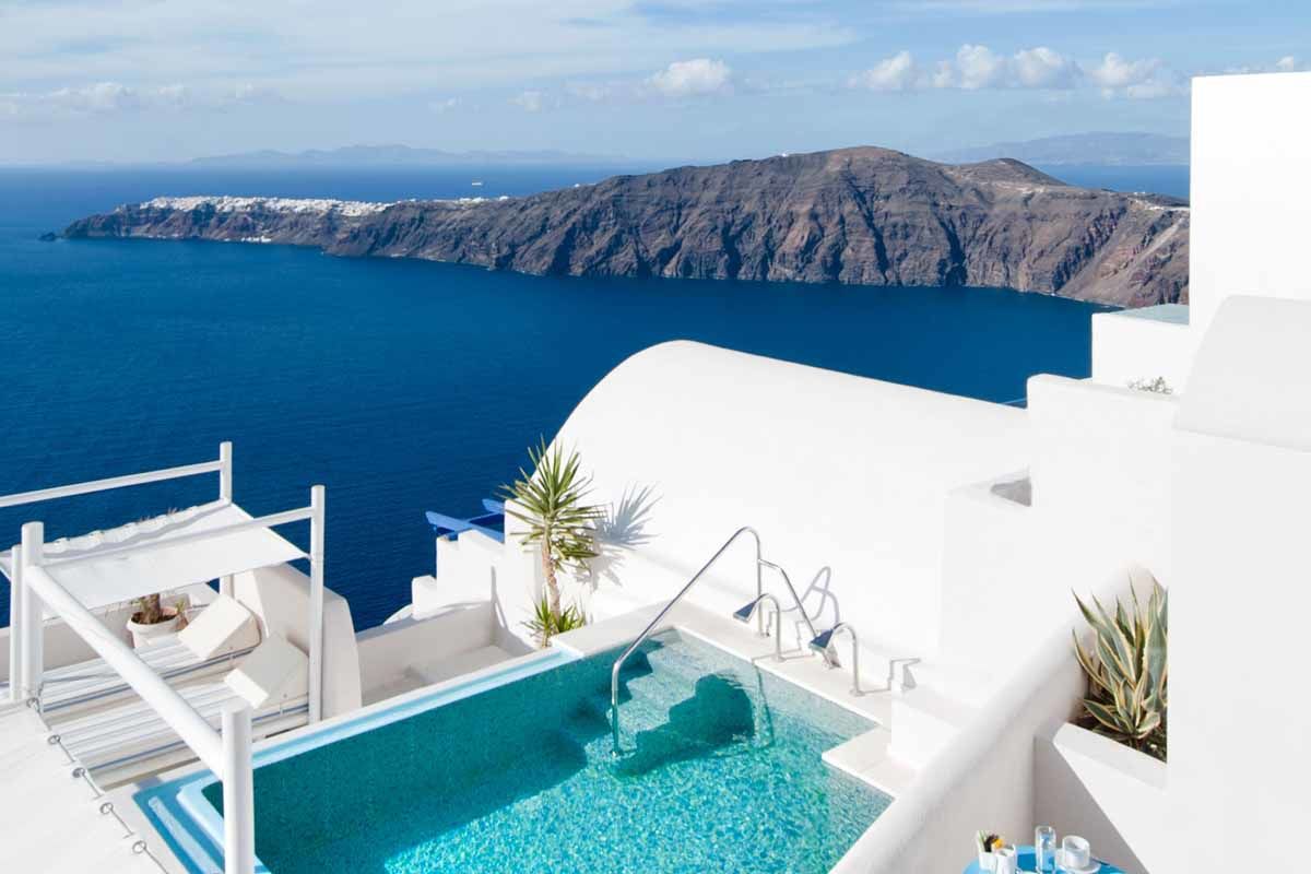 Hôtel Andromeda Villas 4* - Arrivée Santorin