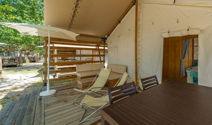 Tente Safari | Autre hébergement | 2 Ch. | 4/6 pers. | Terrasse simple 1