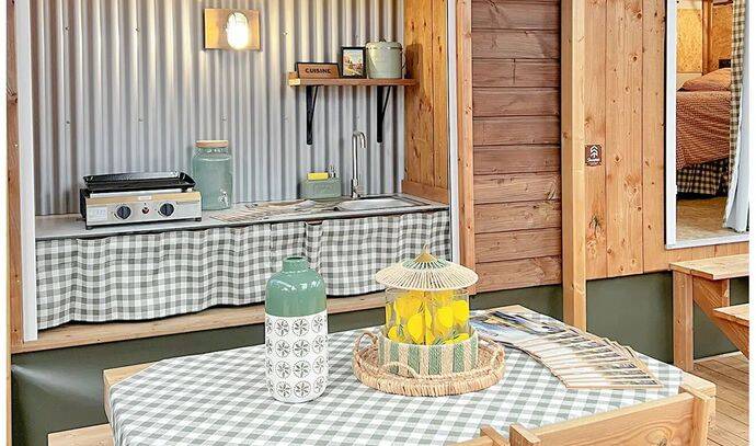 Tiny house | Autre hébergement | 2 Ch. | 4 pers. | Terrasse surélevée 1