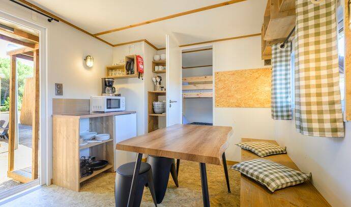 Tiny house | Autre hébergement | 2 Ch. | 4 pers. | Terrasse surélevée | A/C 2