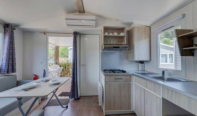Mobil-home | Comfort | 2 Ch. | 4/6 pers. | Terrasse simple | A/C 2