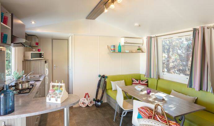 Mobil-home | Classic | 2 Ch. | 4/6 pers. | Terrasse surélevée | A/C 4