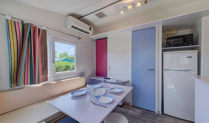 Mobil-home | Classic | 2 Ch. | 4/6 pers. | Terrasse surélevée | A/C 1