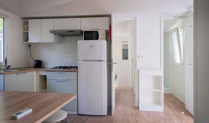 Mobil-home | Classic | 2 Ch. | 4/6 pers. | Terrasse surélevée non couverte | A/C 3