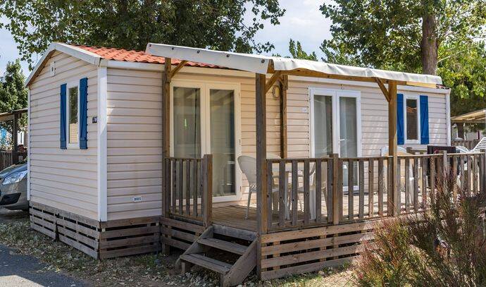 Mobil-home | Classic | 2 Ch. | 4/6 pers. | Terrasse surélevée | A/C 0