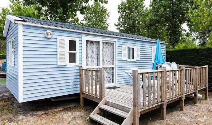 Mobil-home | Classic | 2 Ch. | 4/6 pers. | Terrasse surélevée non couverte | A/C 0