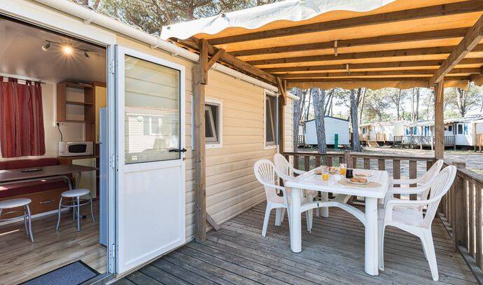 Mobil-home | Classic | 2 Ch. | 4/6 pers. | Terrasse surélevée | A/C 2