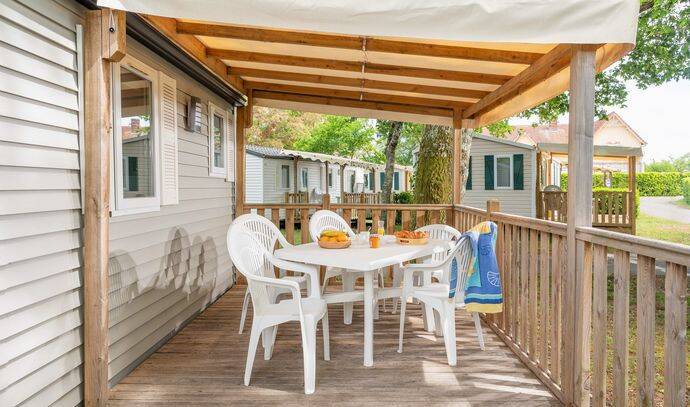 Mobil-home | Classic | 2 Ch. | 4/6 pers. | Terrasse surélevée | A/C 3
